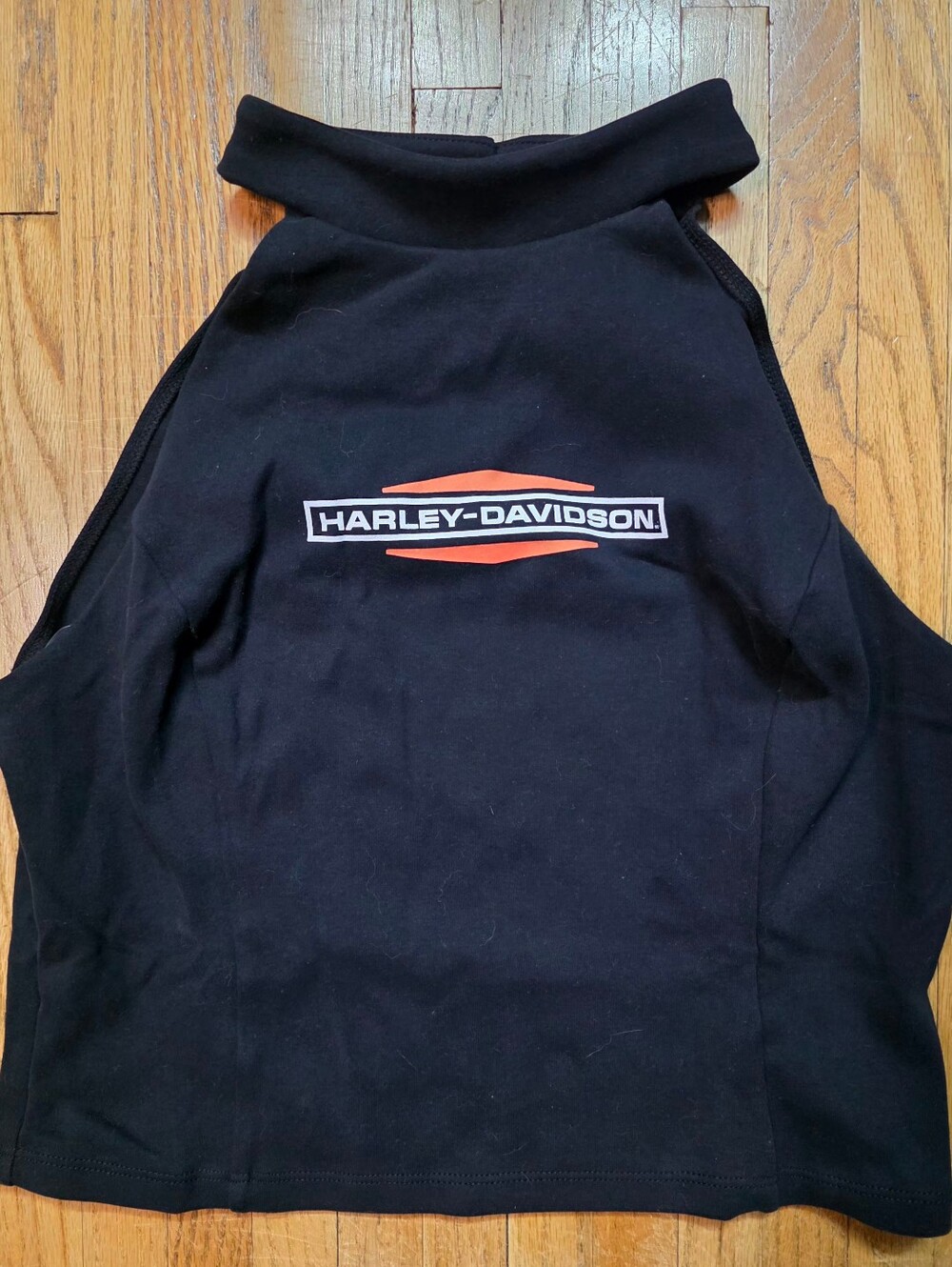 Harley-Davidson Black Tank with Orange Logo Accents XL